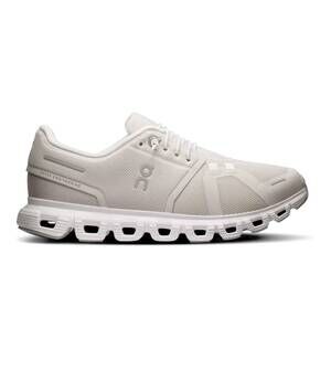 NEW ON women's cloud 6 running shoes in pearl | white